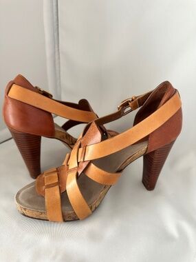 Cole Haan Leather Heel Sandals